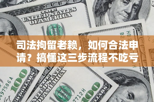 济南司法拘留老赖，如何合法申请？搞懂这三步流程不吃亏！