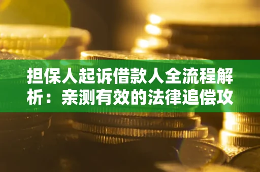 济南担保人起诉借款人全流程解析：亲测有效的法律追偿攻略