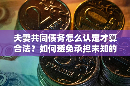 济南夫妻共同债务怎么认定才算合法？如何避免承担未知的债务风险？